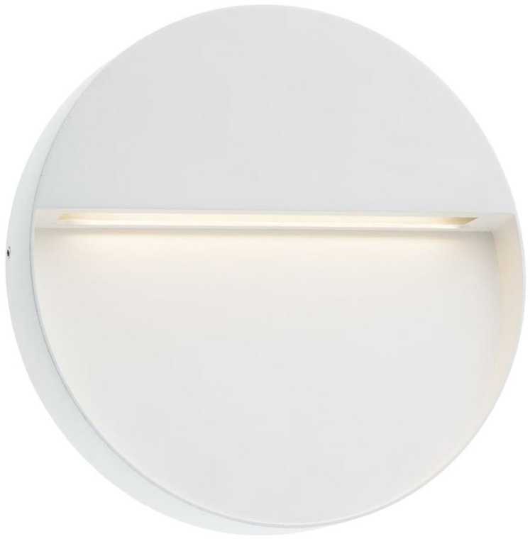 Sieninis šviestuvas 9W LED sieninis lauko šviestuvas EVEN, baltas, 3000K, IP54, 9626