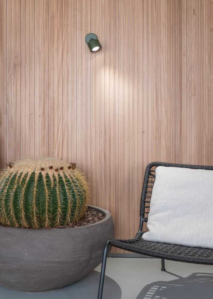9W LED sieninis šviestuvas NOA 50 WALL, antracito sp., 3000K, 60°, IP66, dimeriuojamas