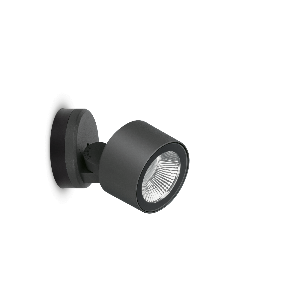 9W LED sieninis šviestuvas NOA 50 WALL, antracito sp., 3000K, 60°, IP66, dimeriuojamas