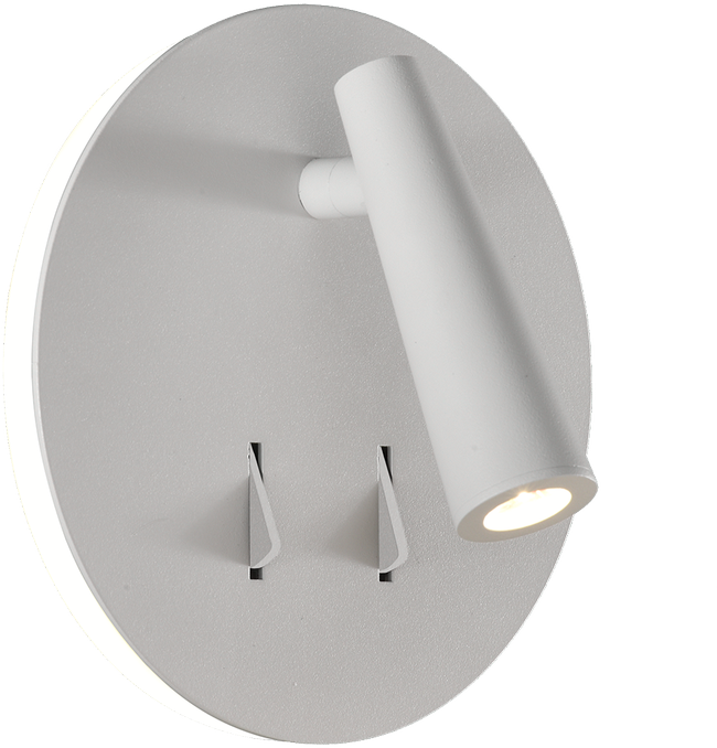 9W LED sieninis šviestuvas PANAU, baltas, 3000K, A3660001B