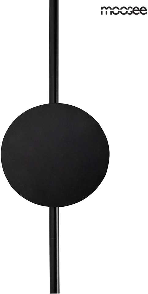 9W LED sieninis šviestuvas SHADOW 2 CLOSE, juodas, 3000K