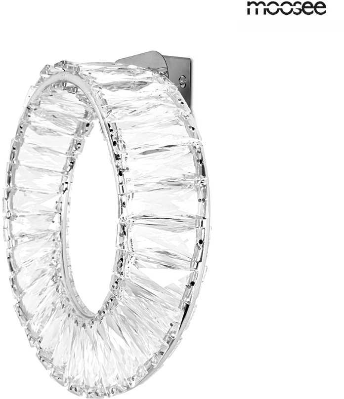 9W LED sieninis šviestuvas WAVE, chromo sp., 3000K