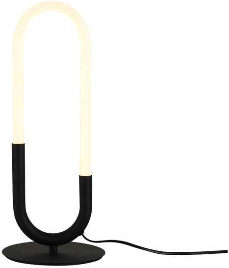 9W LED stalo šviestuvas LATIUM, juodas, 3000K