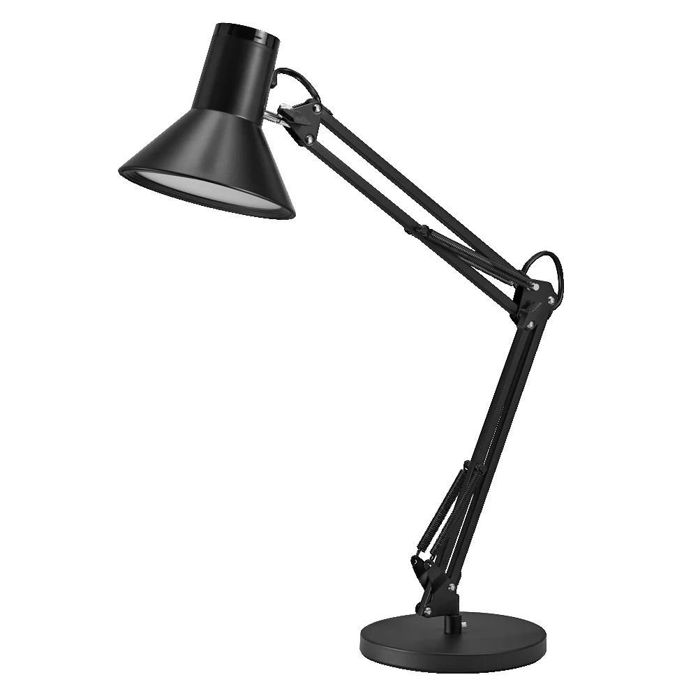 9W LED stalo šviestuvas OFFICE LINE, juodas, 3000K, dimeriuojamas