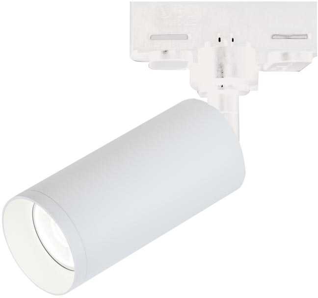 9W LED šviestuvas į 3 fazių bėgelius, baltas, 3000K, S058-40