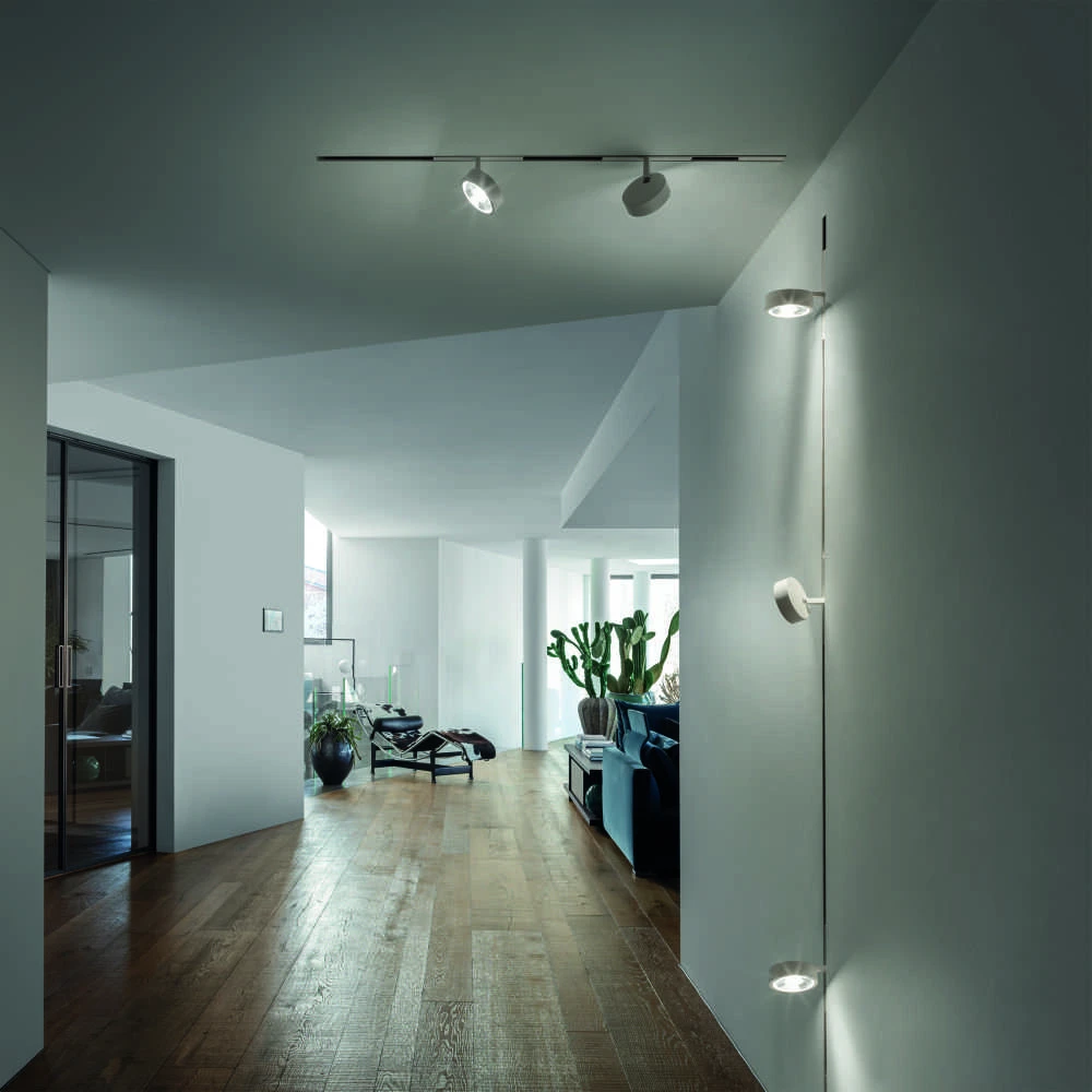 Pakabinamas šviestuvas Ideal Lux Magnetinis šviestuvas Ego Track Flat Single 09W 3000K On-Off Wh