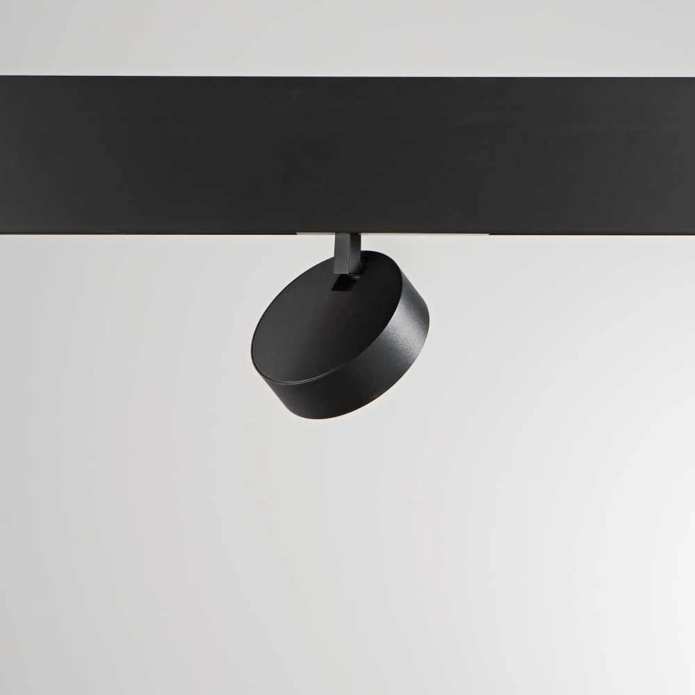 Pakabinamas šviestuvas Ideal Lux Magnetinis šviestuvas Ego Track Flat Single 09W 3000K On-Off Bk