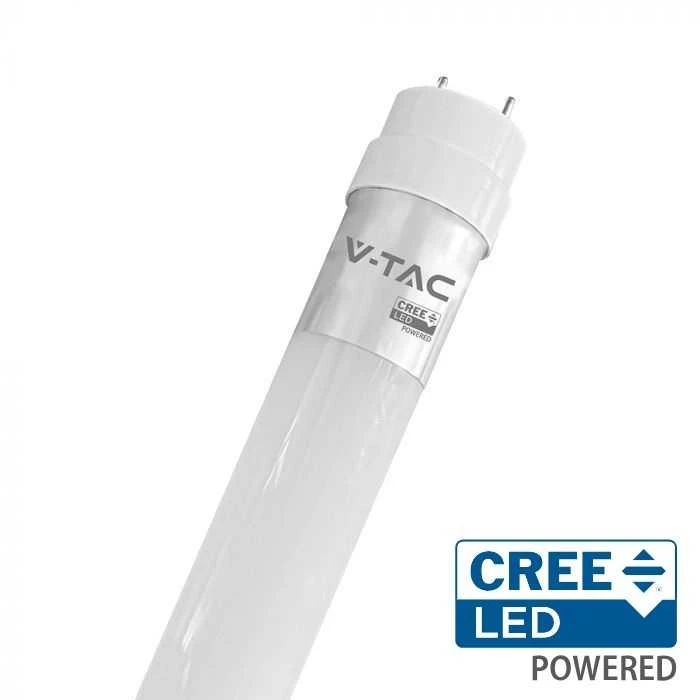 V-tac 9W LED T8 lemputė, 60 cm, G13, 4000K, CREE LED lustas
