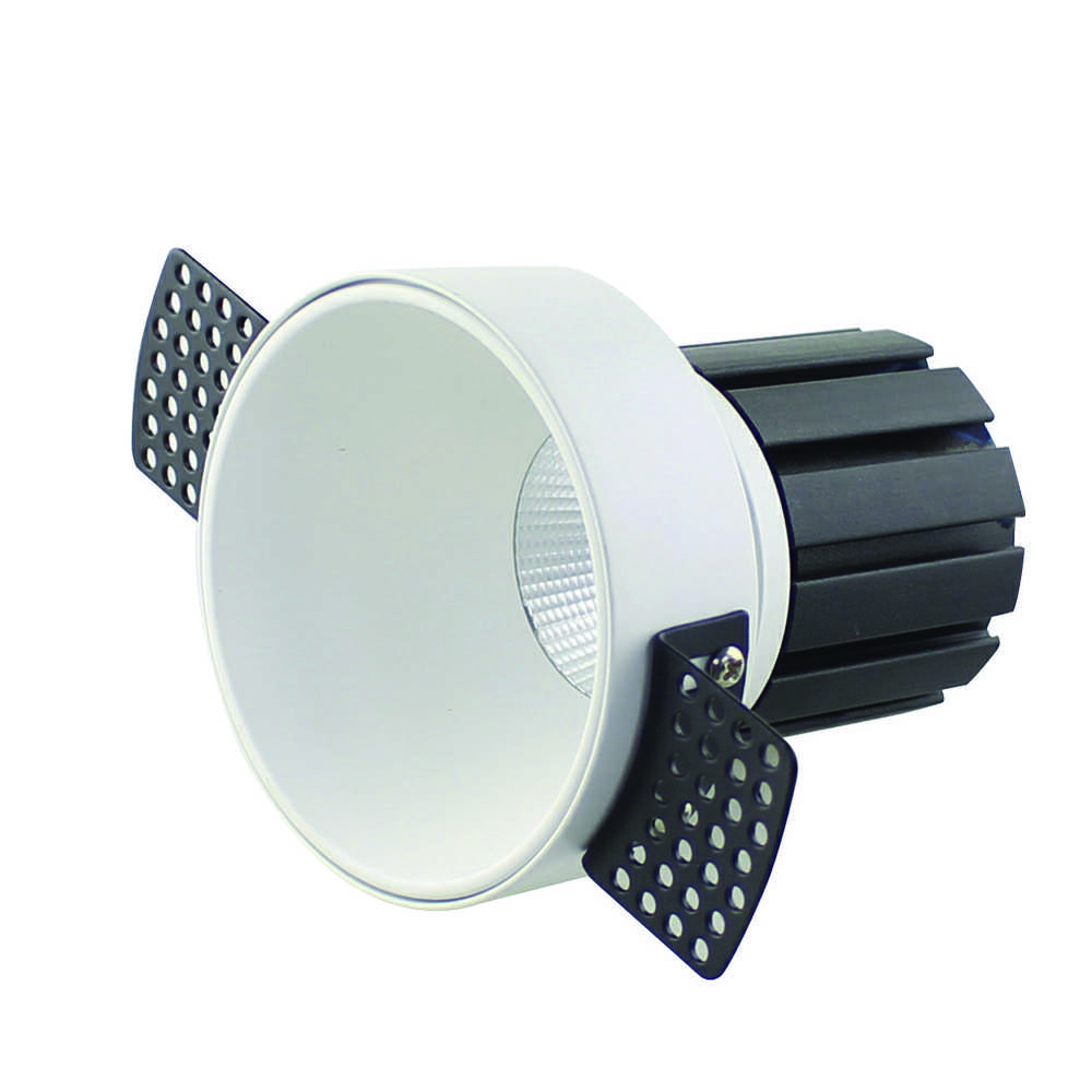 9W LED užglaistomas šviestuvas, baltas, 3000K, S096