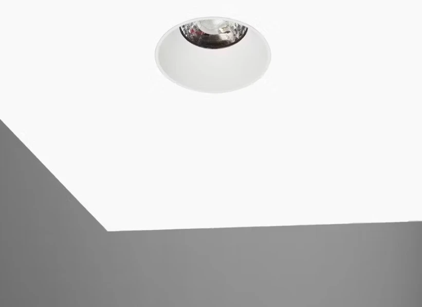 9W LED užglaistomas šviestuvas TIDY, baltas, 3000K, 60º, DALI