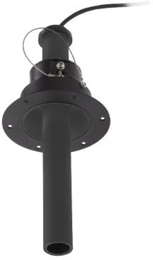 9W LED užglaistomas šviestuvas XVECTOR, juodas, 3000K, 18°