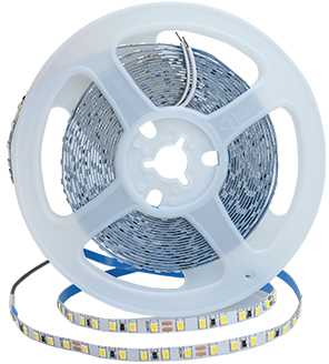 9W/m LED juosta, 12V, 3000K, 5m ritė