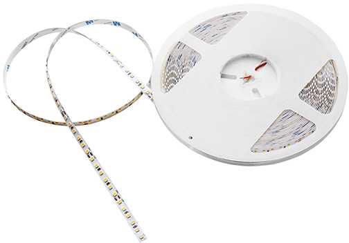 9W/m LED juosta, 24V, 3000K, 20m ritė
