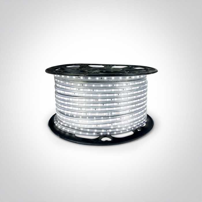 9W/m LED juosta, 6000K, IP65, 50m ritė, 7860/D