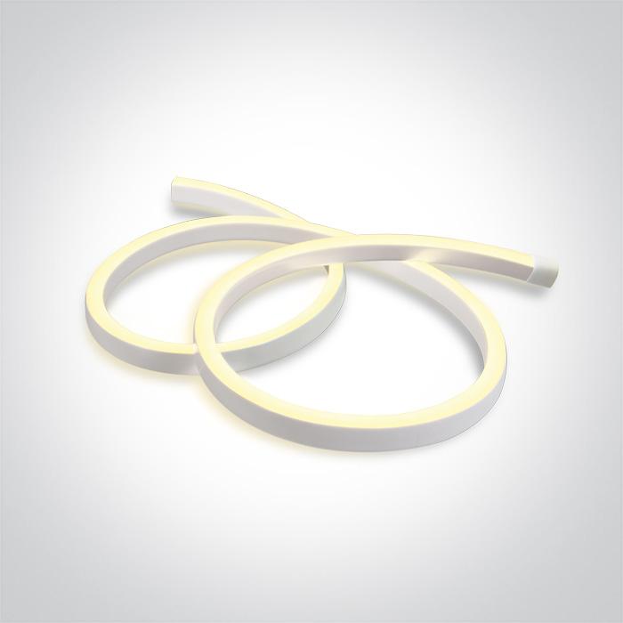 9W/m NEONFLEX juosta, 120 LED/m, 3000K, IP65, parduodama rulonais po 50m, 7864/W