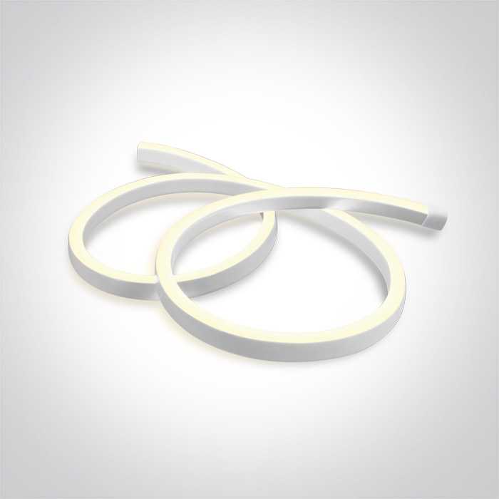 9W/m NEONFLEX juosta, 120 LED/m, 4000K, IP65, parduodama rulonais po 50m, 7864/C