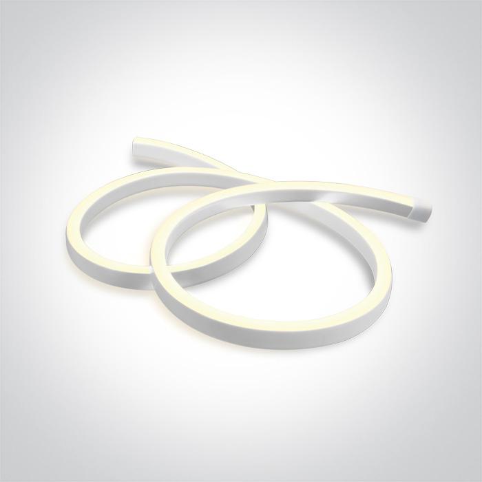 9W/m NEONFLEX juosta, 120 LED/m, 4000K, IP65, parduodama rulonais po 50m, 7864/C