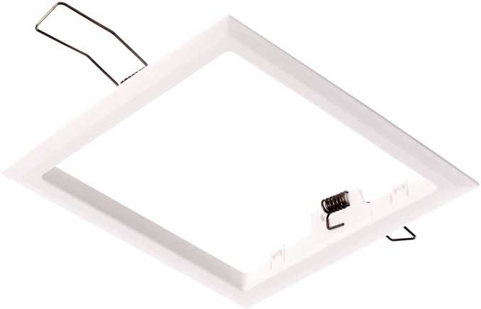 Avarinio šviestuvo STARLET QUAD LED įleidžiamo montavimo rėmelis, baltas