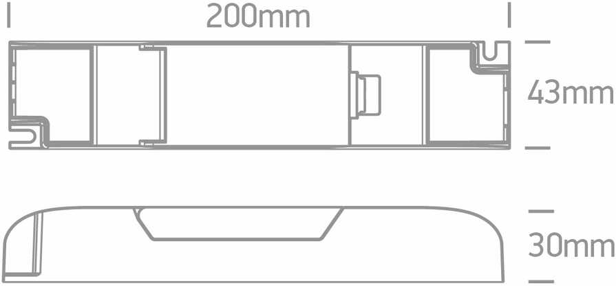Avarinis paketas 5-50W LED šviestuvams/juostoms, 3h palaikymas, 89005B/EME