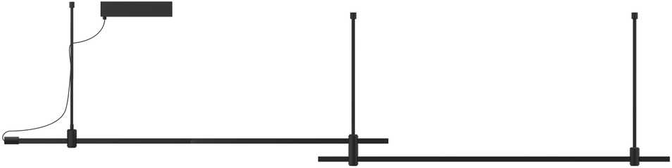 Bėgelis HOOP, juodas, 1,8m, 4269600