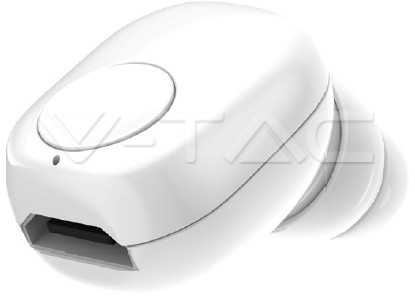 Bluetooth ausinės, 55mAh, baltos sp.