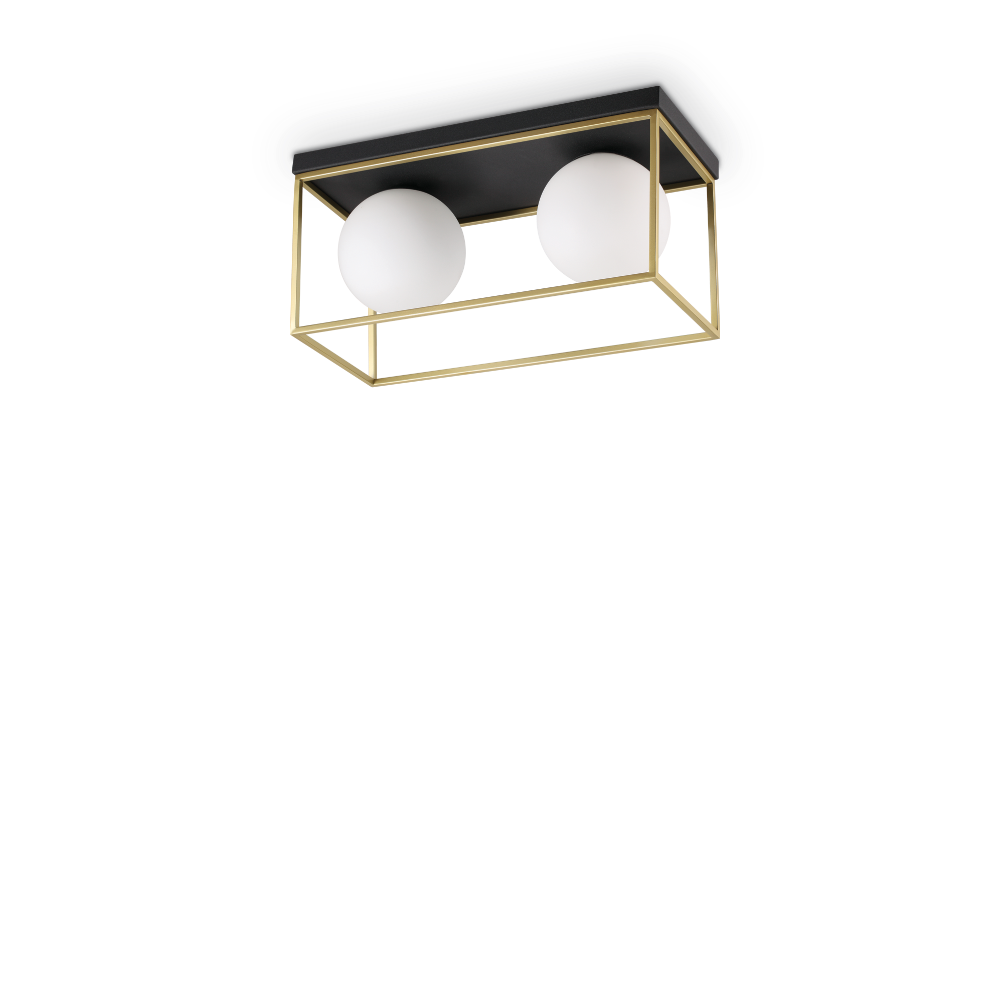 Lubinis šviestuvas Ideal Lux Ceiling lamp with 2 lights LINGOTTO, E14, chrome