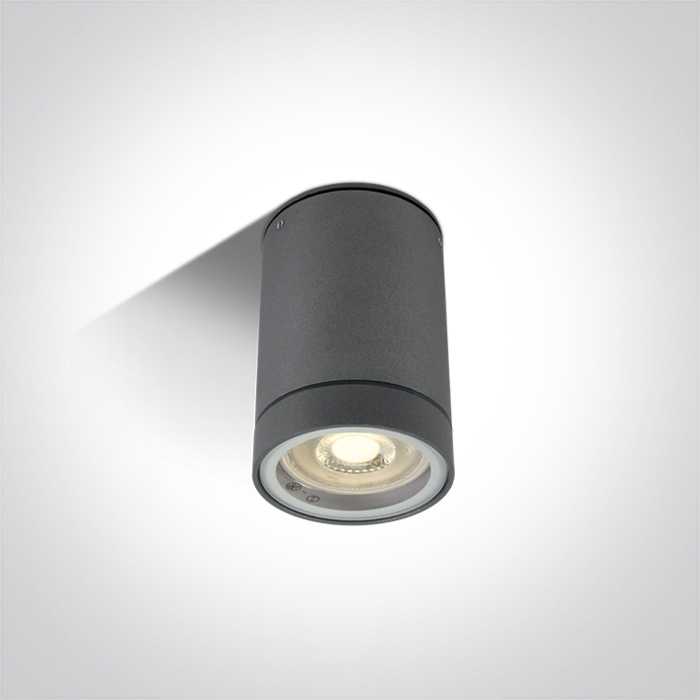 Cilindro formos šviestuvas, GU10, antracito sp., 67130C/AN