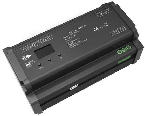 DMX512 /0-10V - TRIAC dimeris
