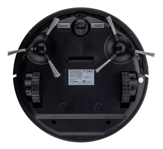 V-tac Robotas siurblys su nuotolinio valdymo pulteliu, juodas