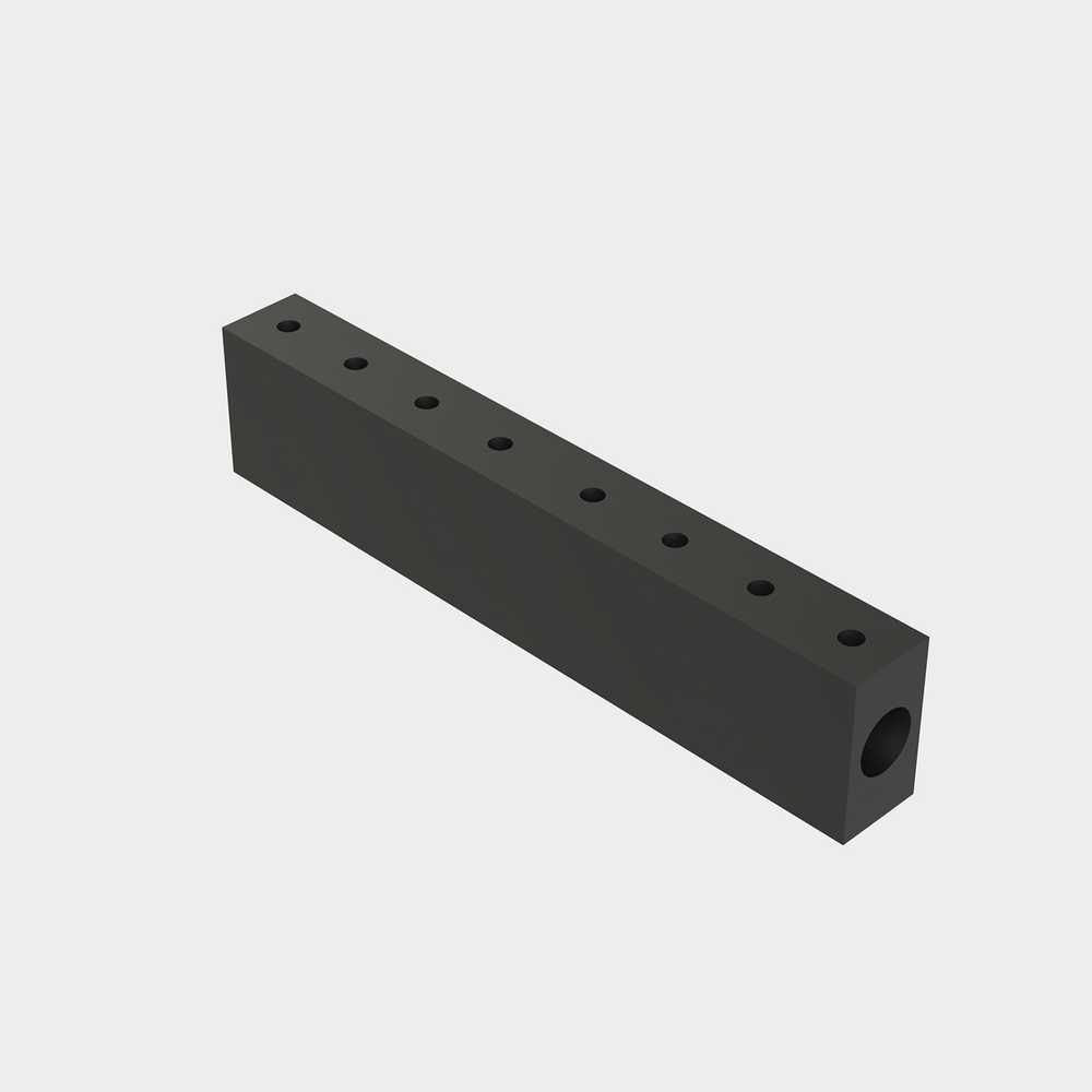 EASY LINK sistemos bėgelio vidinis sujungimas, juodas, K1002345N