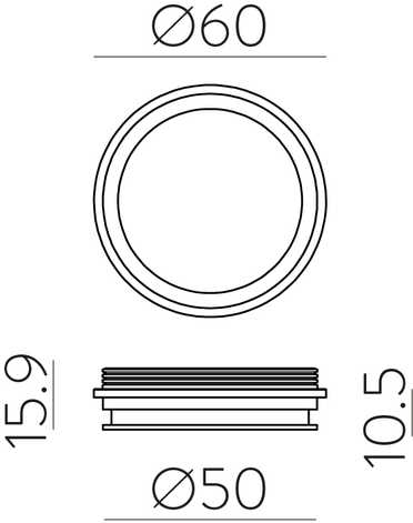 EASY LINK sistemos vertikalus sujungimas, baltas, K1002348B