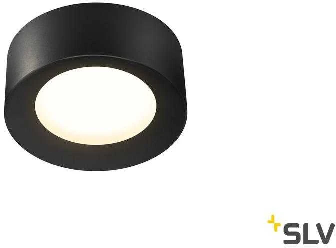 SLV 19.5W paviršinis šviestuvas FERA 25 CL, juodos sp./skaidrus, 3000/4000K, DALI