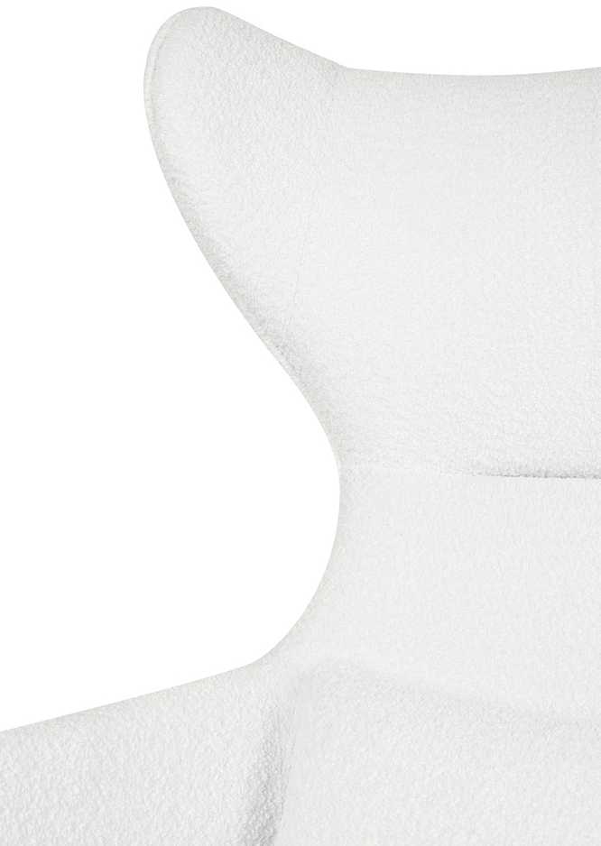 Fotelis HAMPTON TEDDY, baltas