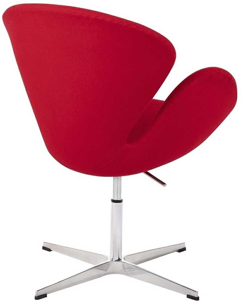 Fotelis SWAN PREMIUM, raudonas