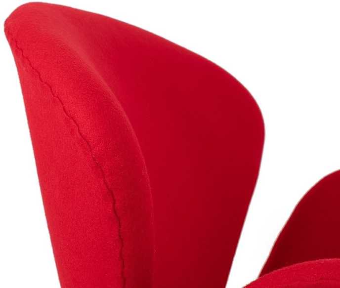 Fotelis SWAN PREMIUM, raudonas