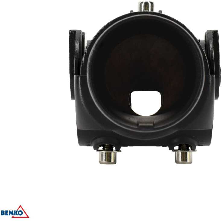 Bemko Gatvės šviestuvo (150W) montavimo adapteris, juodas