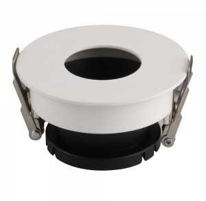 V-tac GU10 lemputės įmontuojamas rėmelis, apvalus, 80x42mm, baltos/juodos spalvos