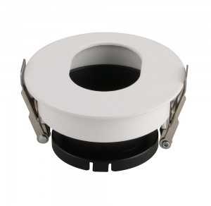 V-tac GU10 lemputės įmontuojamas rėmelis, apvalus, 80x42mm, baltos/juodos spalvos