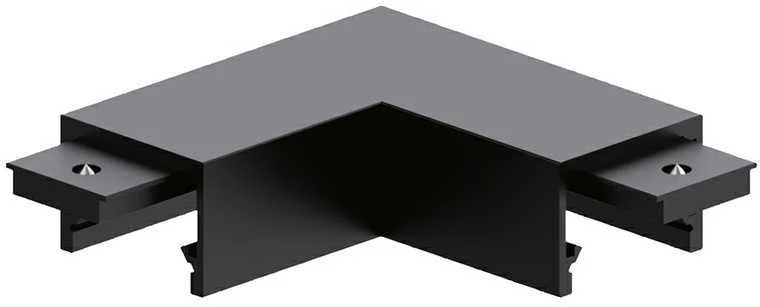 Horizontali jungtis magnetiniam bėgeliui SLIM MAGNETIC, juoda, 02/0515