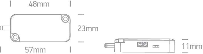 Į lietimą reaguojantis sensorius ON/OFF, 60W 24V DC, 38102B