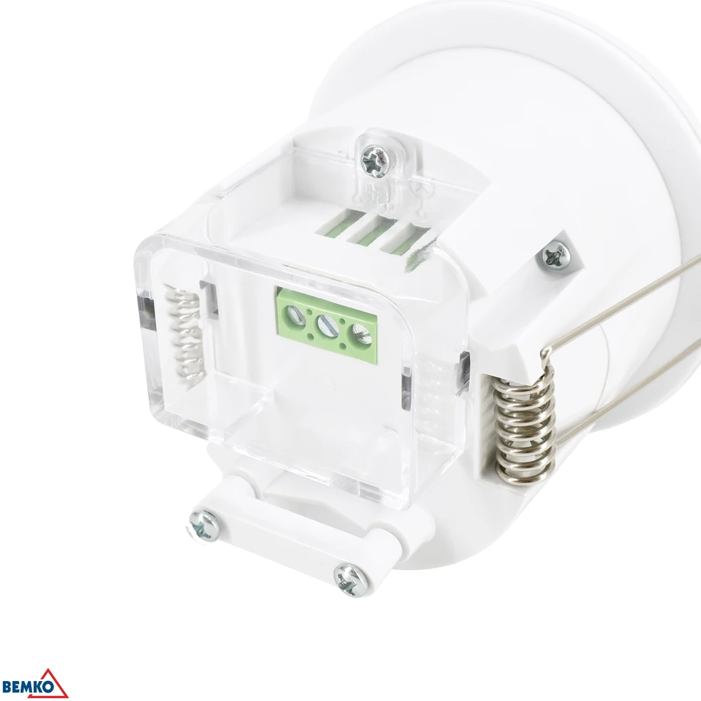 Įleidžiamas būvio daviklis, baltas, IP54, max 1000W, 360°, max 6m