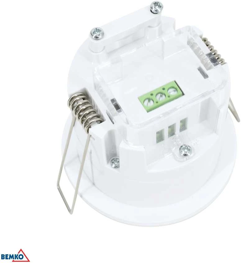 Bemko Įleidžiamas būvio daviklis, baltas, IP54, max 1200W, 360°, max 6m