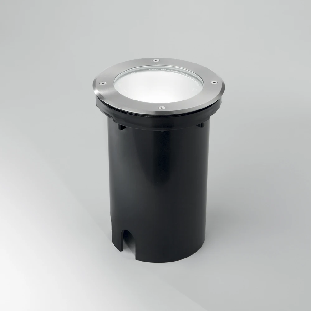 Įleidžiamas į grindinį šviestuvas DRIVE, plieno sp., 1xE27, IP67