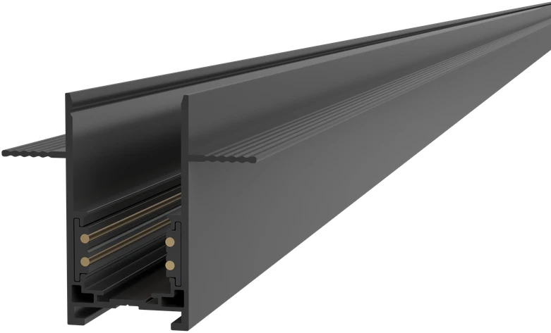 Priglaistomas magnetinis bėgelis LUXSONN, juodas, 3m