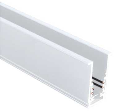 Įleidžiamas magnetinis bėgelis ZAMBELIS, baltas, 1m, 2084W-1
