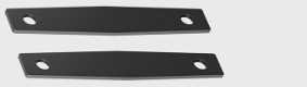 Įleidžiamo magnetinės sistemos PICO_LINE bėgelio mechaninis sujungimas, juodas, 2vnt.
