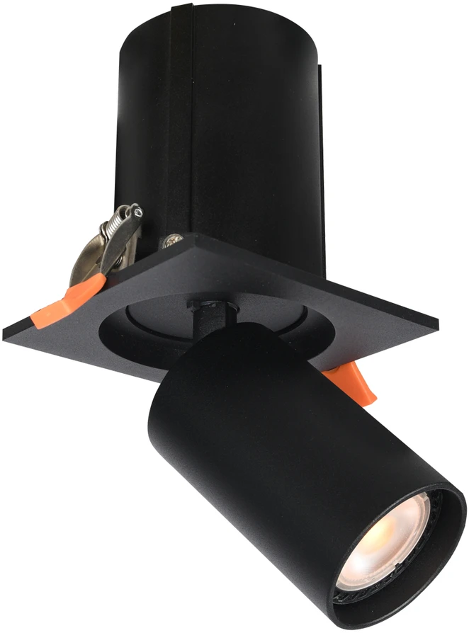Lubinis šviestuvas Italux Įleidžiamas šviestuvas Termo SPL-50310-1S BK