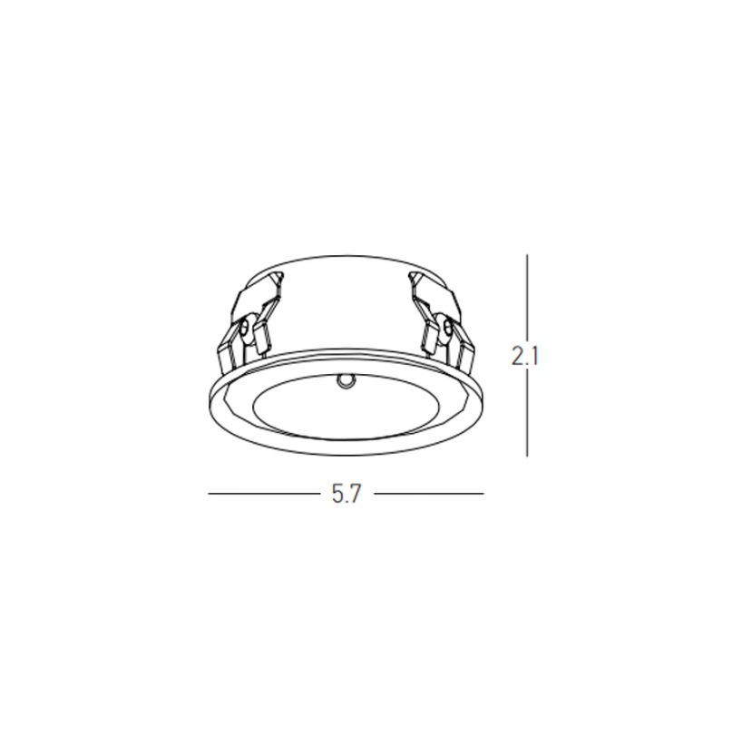 Įleidžiamo montavimo rėmelis, juodas, 25404