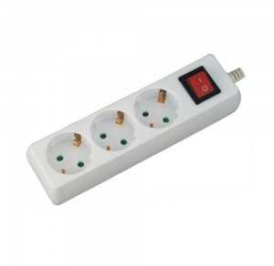 Ilgintuvas 3-vietis V-TAC, su jungikliu, 3G1.5MM2 X 5M