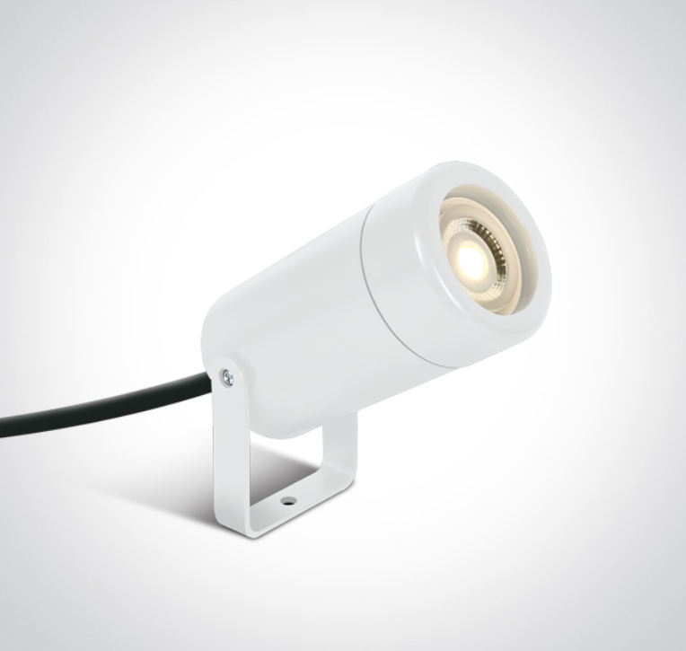 Įsmeigiamas sodo šviestuvas, GU10, baltas, IP65, 67200G/W
